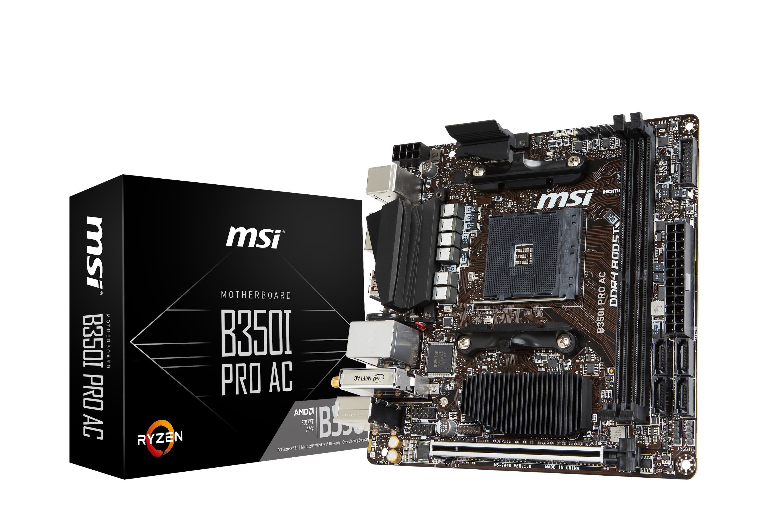 msi B350I PRO AC photo Box